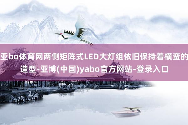 亚bo体育网两侧矩阵式LED大灯组依旧保持着横蛮的造型-亚博(中国)yabo官方网站-登录入口