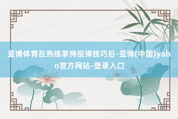 亚博体育在熟练掌持投弹技巧后-亚博(中国)yabo官方网站-登录入口